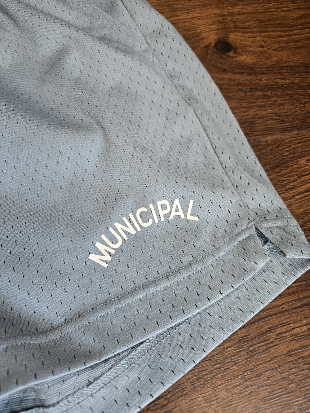 Municipal Men's Field Day Shorts Light Blue Athletic Drawstring Size S